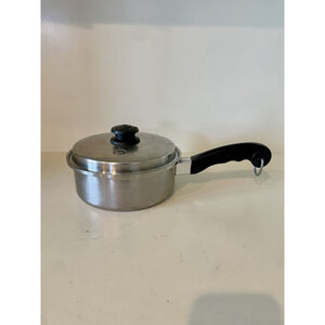 Saladmaster 18-8 Tri-Clad Stainless Steel 8" Sauce Pan & Vapo Lid Skillet